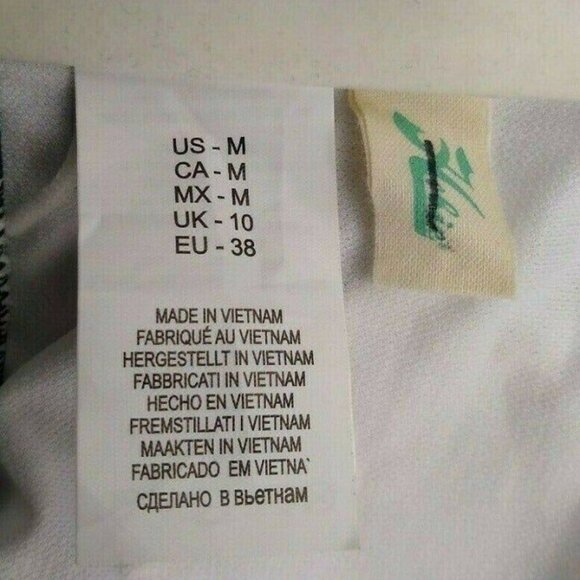 Hobie Bikini Swim Top High Neck Halter Floral Sz M - Picture 9 of 10